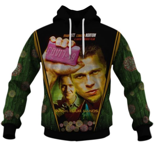 Funny 3D Hoodie All Over Printed Toilet Papers Fight Club film Corona Virus 2020