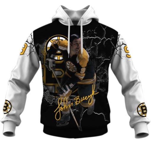 Boston Bruins Johnny Bucyk #9 Hot hoodie jersey 2020
