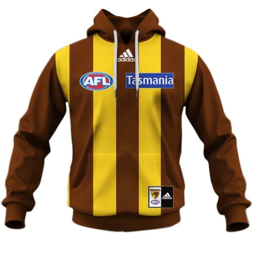 Personalize Hawthorn Hawks 2020 Men’s Home Guernsey
