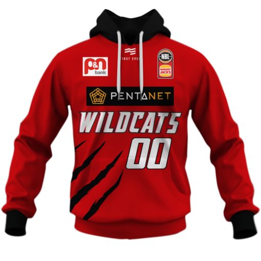 Personalized name and number Perth Wildcats 2019/20 Mens Home Jersey Red