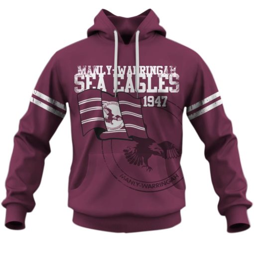 Personalized your name and number Manly-Warringah Sea Eagles Retro jersey 1947