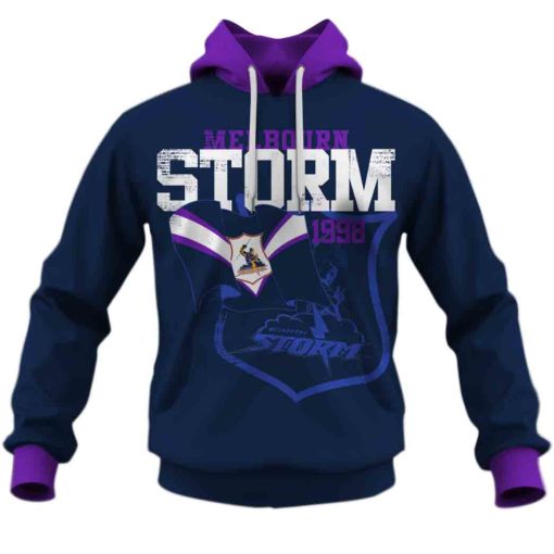 Personalized your name and number Melbourne Storm Retro jersey 1998