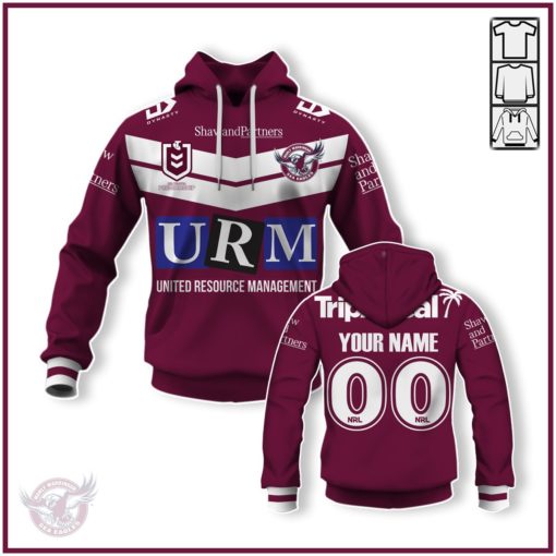 Personalize Manly Warringah Sea Eagles NRL 2020 Home Jersey