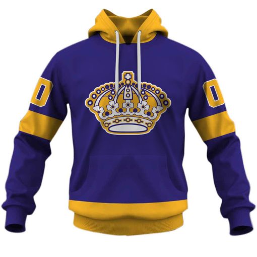 Personalized Los Angeles Kings 70s Throwback Vintage NHL Away Jersey