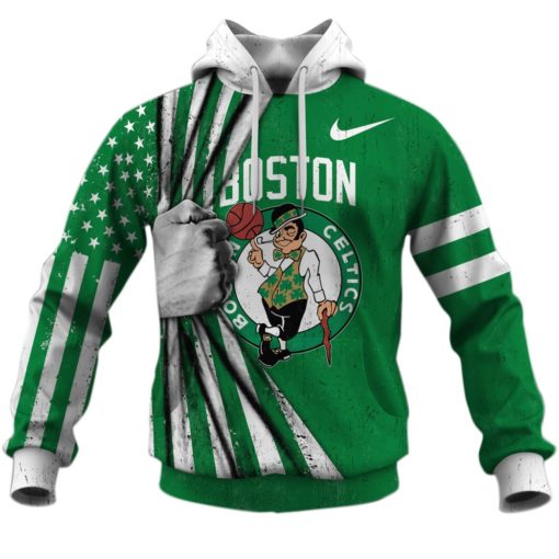 Personalized name and number hoodie NBA 2020 Boston Celtics