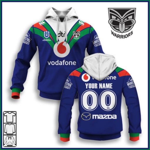 Personalize New Zealand Warriors NRL 2020 Home Jersey