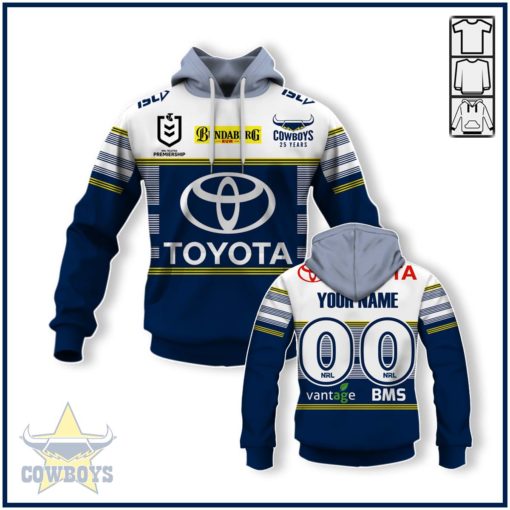 Personalize North Queensland Cowboys NRL 2020 Away Jersey