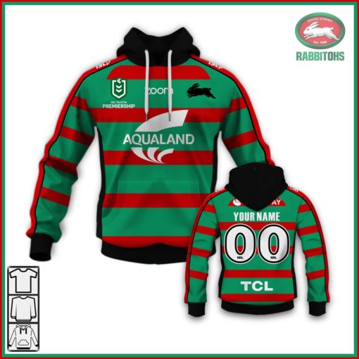 Personalize South Sydney Rabbitohs NRL 2020 Home Jersey B