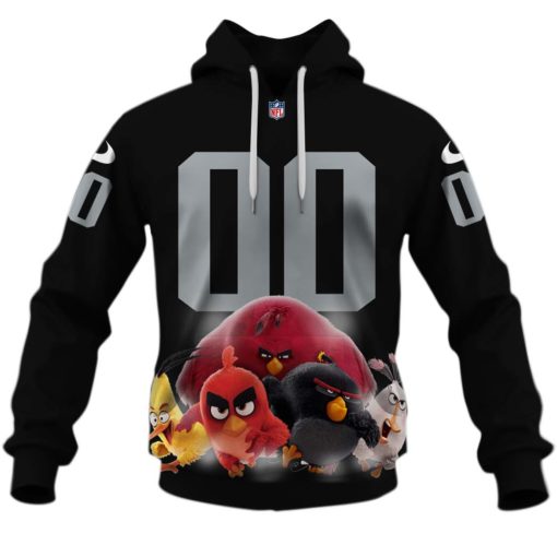 Personalize Las Vegas Raiders NFL x Angry Birds 2020 T60
