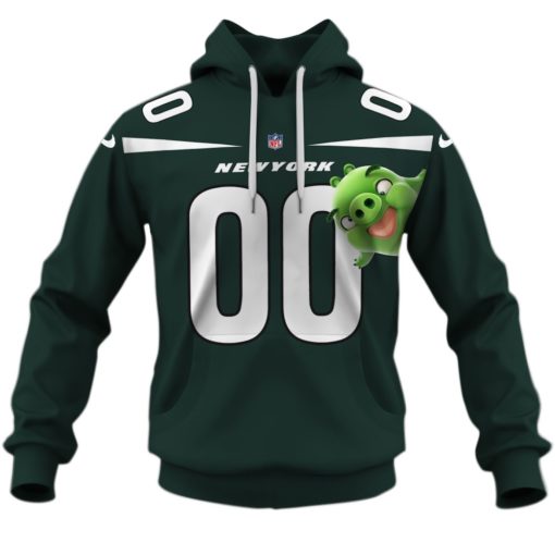 Personalize New York Jets NFL x Angry Birds 2020 T60