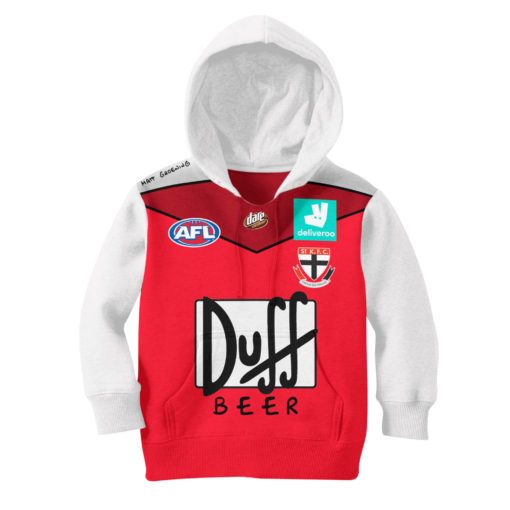 Personalize AFL St Kilda The Simpsons Guernsey For Kid