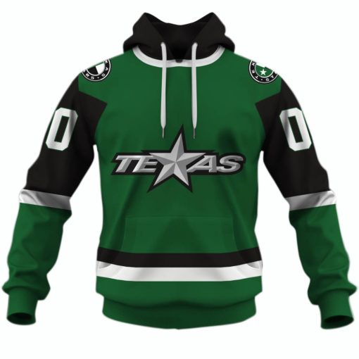 Personalized AHL American Hockey League Texas Stars Green Jersey 2020