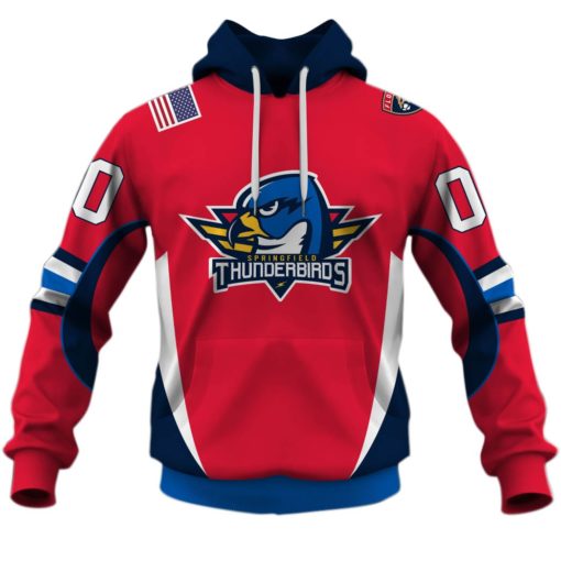 Personalized AHL Springfield Thunderbirds Red Jersey 2020