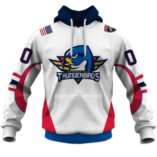 Personalized AHL Springfield Thunderbirds White Jersey 2020