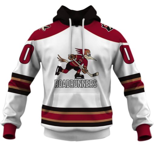 Personalized AHL Tucson Roadrunners White Home Jersey 2020