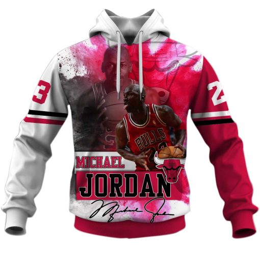 Michael Jordan #23 Chicago Bulls 3D Hoodies Shirts For Men & Women