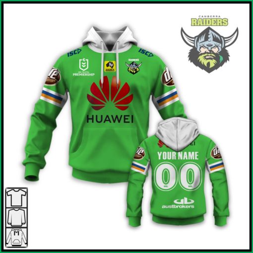 Personalize CANBERRA RAIDERS NRL 2020 Home Jersey