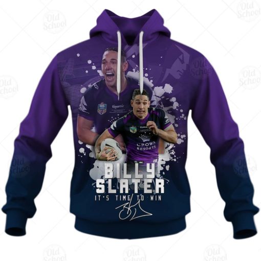 NRL Melbourne Storm Billy Slater T9 3D Hoodie Style