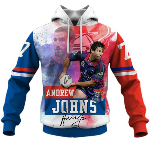 NRL Newcastle Knights Immortal Andrew Johns T52 Hoodie
