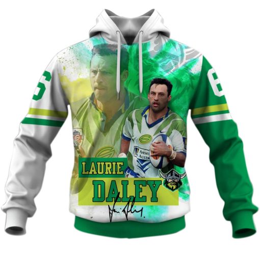 NRL Canberra Raiders Legend Laurie Daley T52 Hoodie