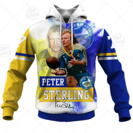 NRL Parramatta Eels Legend Peter Sterling T52 Hoodie