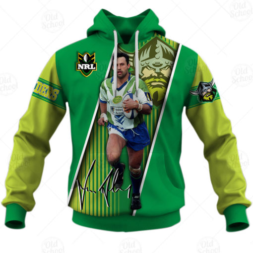 NRL Canberra Raiders Laurie Daley 3D Hoodie Style T9