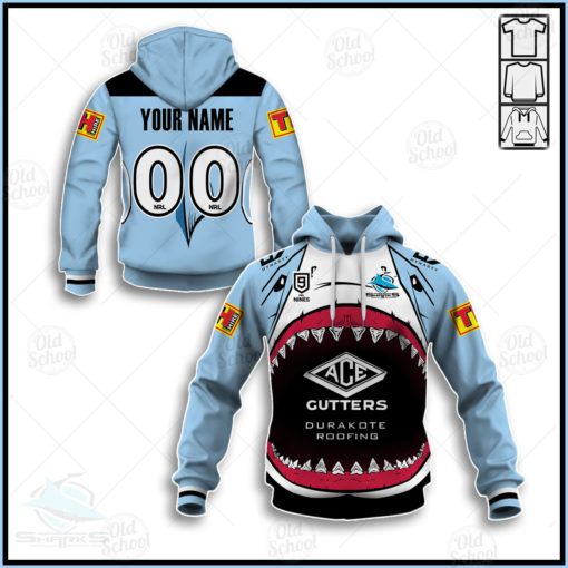 Personalize Cronulla Sutherland Sharks NRL 2020 NInes Jersey