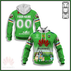 Personalise NRL Canberra Raiders x Bluey Jersey