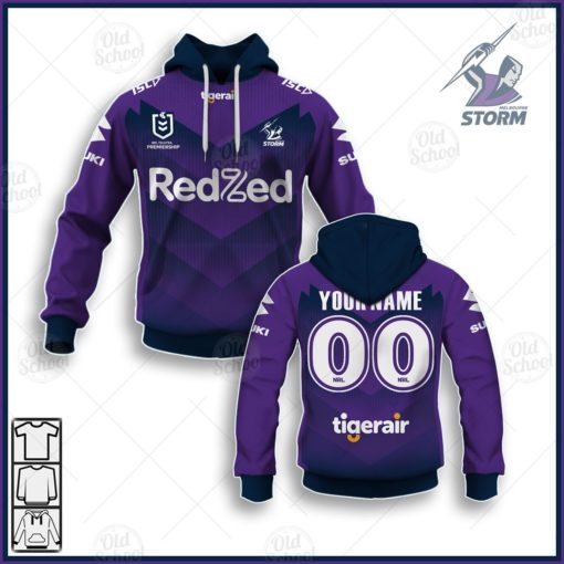 Personalize Melbourne Storm NRL 2020 Official Home Jersey