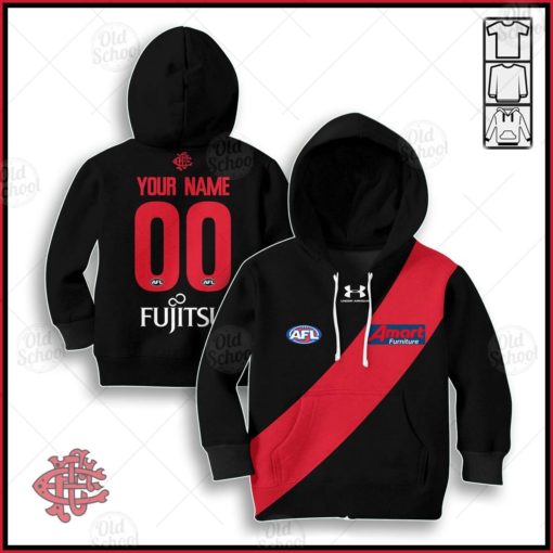 Personalize Essendon Bombers 2020 Men’s Home Guernsey for Kids