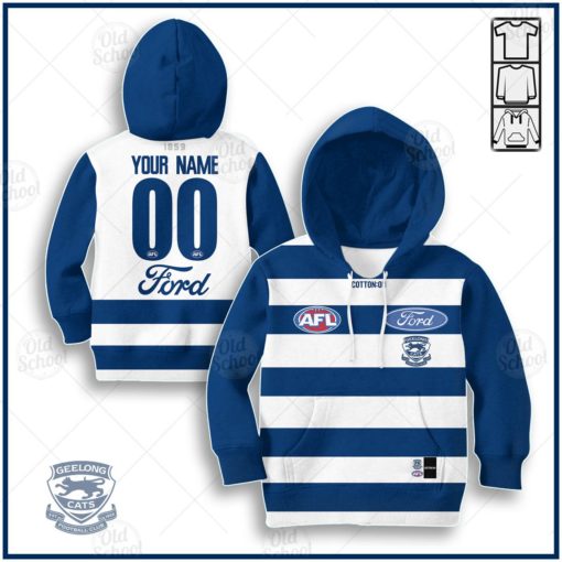 Personalize Geelong Cats 2020 Men’s Home Guernsey for Kids