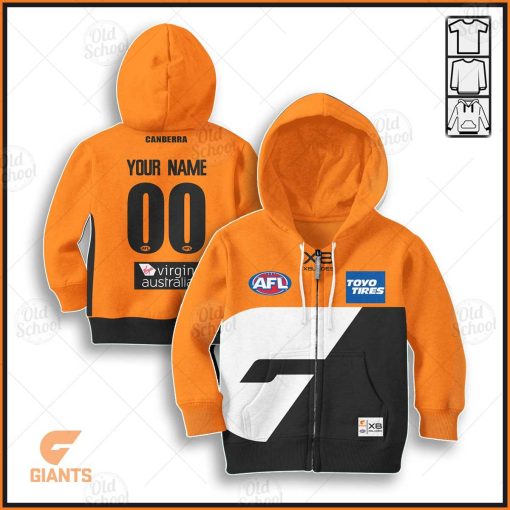 Personalize Greater Western Sydney Giants 2020 Men’s Home Guernsey for Kids