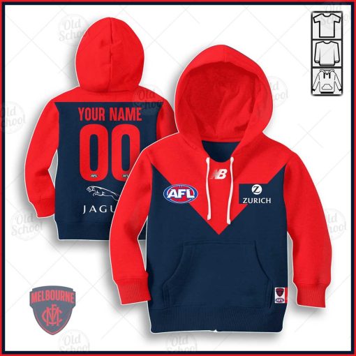 Personalize Melbourne Demons 2020 Men’s Home Guernsey for Kids