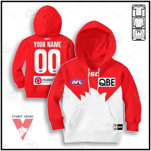 Personalize Sydney Swans 2020 Men’s Home Guernsey for Kids