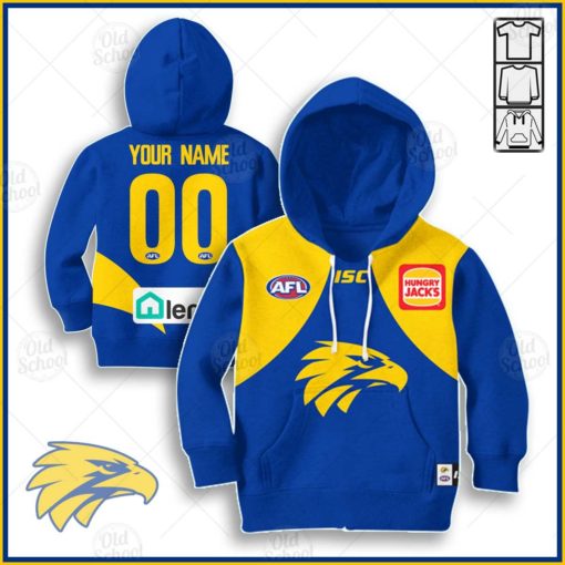 Personalize West Coast Eagles 2020 Men’s Clash Guernsey for Kids