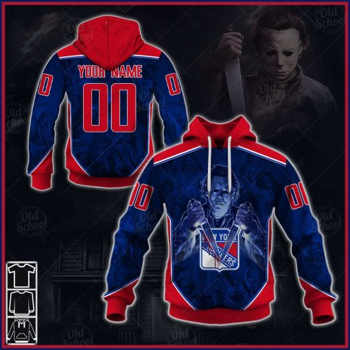 Personalize NHL New York Rangers x Michael Myers Halloween 2020 Style