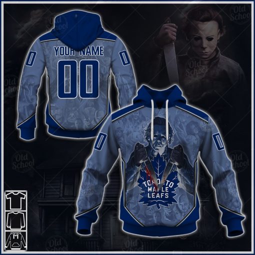 Personalize NHL Toronto Maple Leafs x Michael Myers Halloween 2020 Style