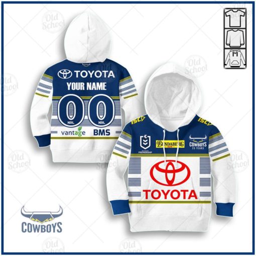 Personalize NRL North Queensland Cowboys 2020 Home Jersey for Kids