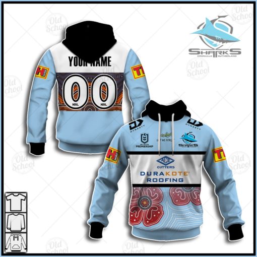 Personalise NRL Cronulla-Sutherland Sharks ANZAC 2020 Jersey