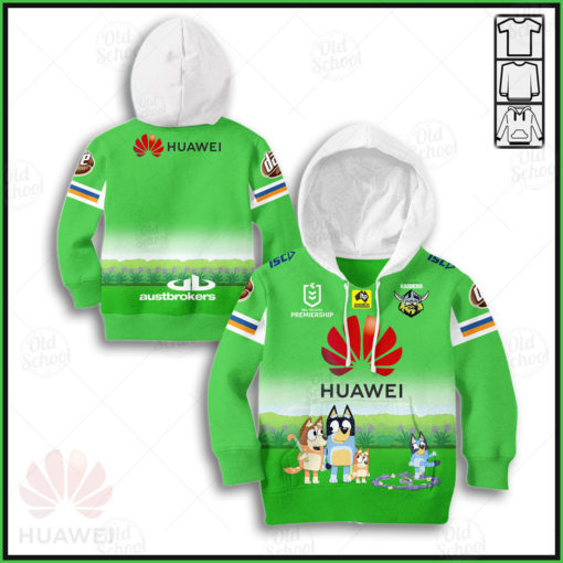 NRL Canberra Raiders x Bluey Jersey 2020 Official for Kid