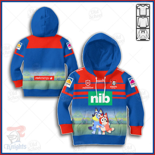 NRL Newcastle Knights x Bluey Jersey 2020 Official for Kid