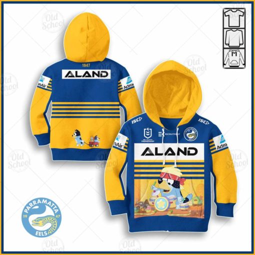 NRL Parramatta Eels x Bluey Jersey 2020 Official for Kid