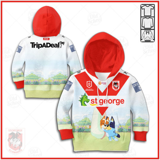 NRL St. George Illawarra Dragons x Bluey Jersey 2020 Official for Kid