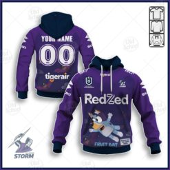 Personalise NRL Melbourne Storm x Bluey Jersey