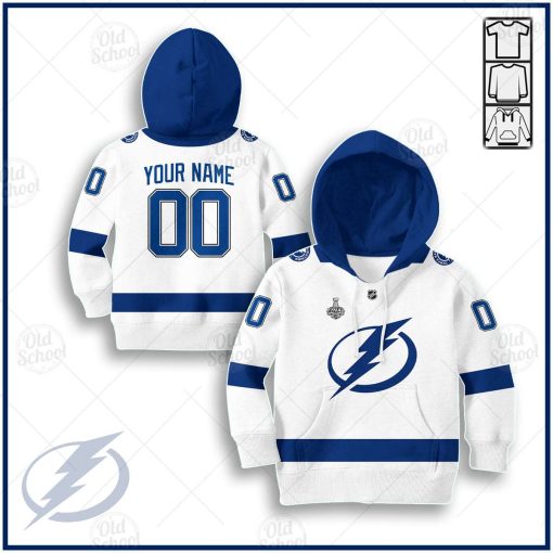 Personalize Tampa Bay Lightning Champion NHL 2020  Jersey KID