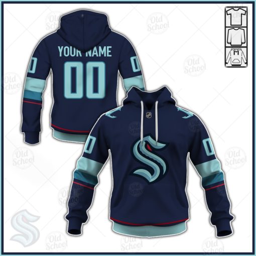 Personalize Seattle Kraken NHL 2020 Alternate Jersey