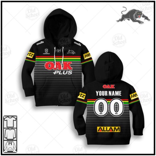 Personalize Penrith Panthers NRL 2020 Kid size Home Jersey