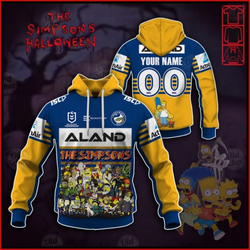 Personalise NRL Parramatta Eels x The Simpsons 2020 Halloween Jersey