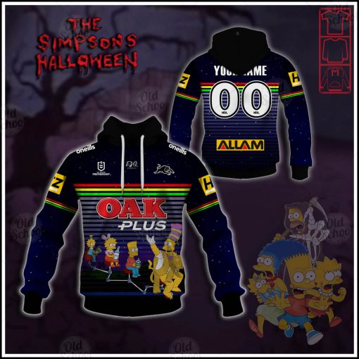 Personalise NRL Penrith Panthers x The Simpsons 2020 Halloween Jersey