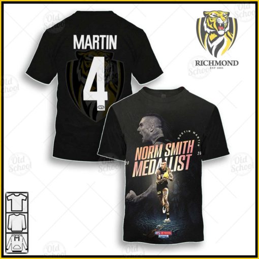 Dustin Martin Norm Smith Medal AFL Richmond Tigers Hoodie